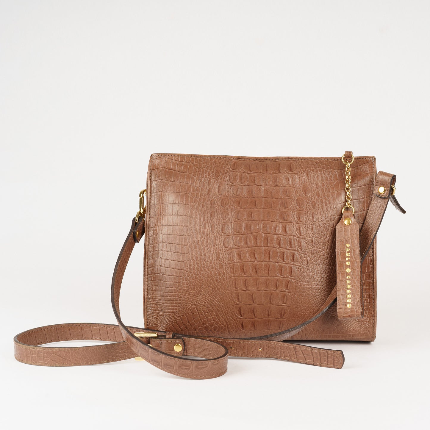 Necessaire Marron Croco