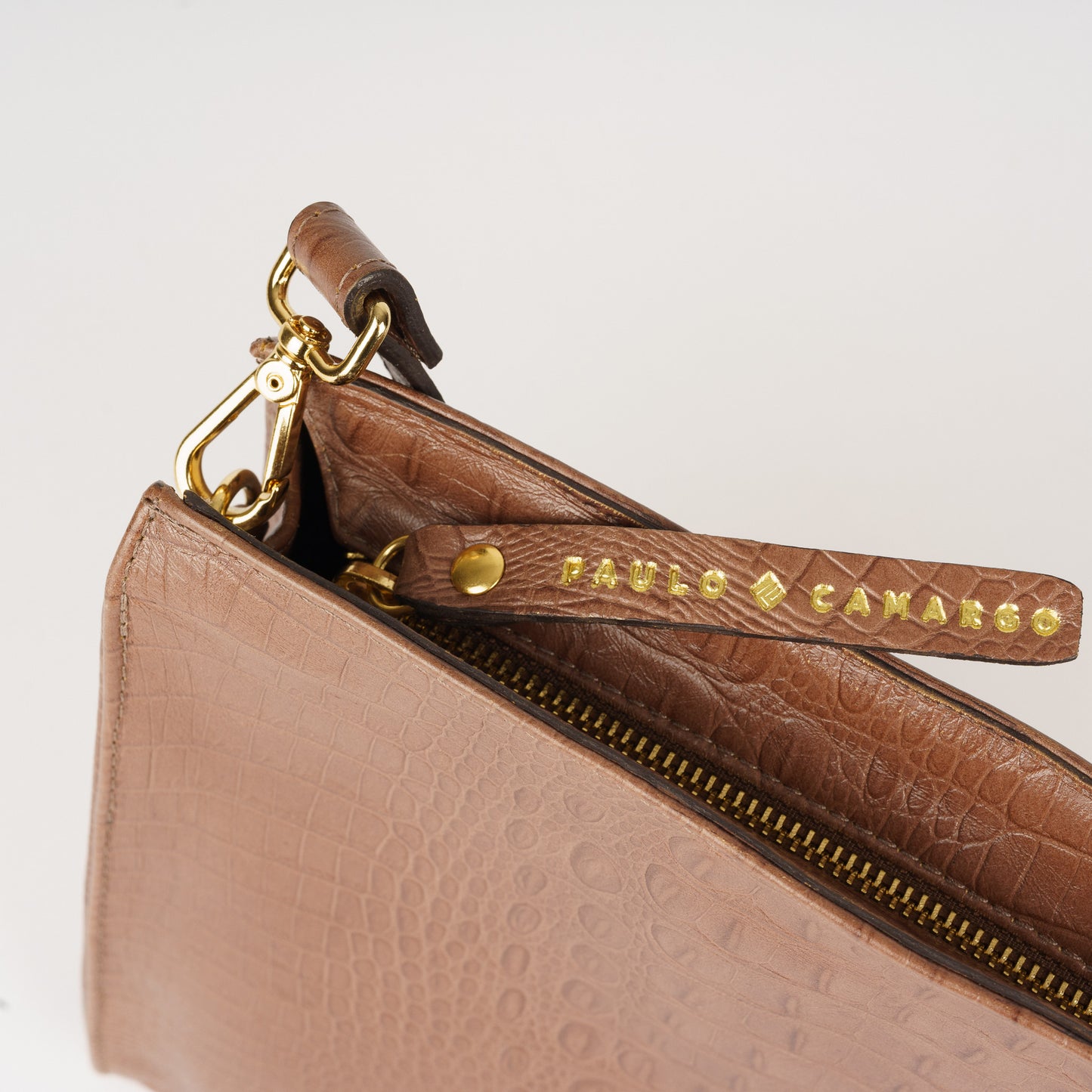 Necessaire Marron Croco