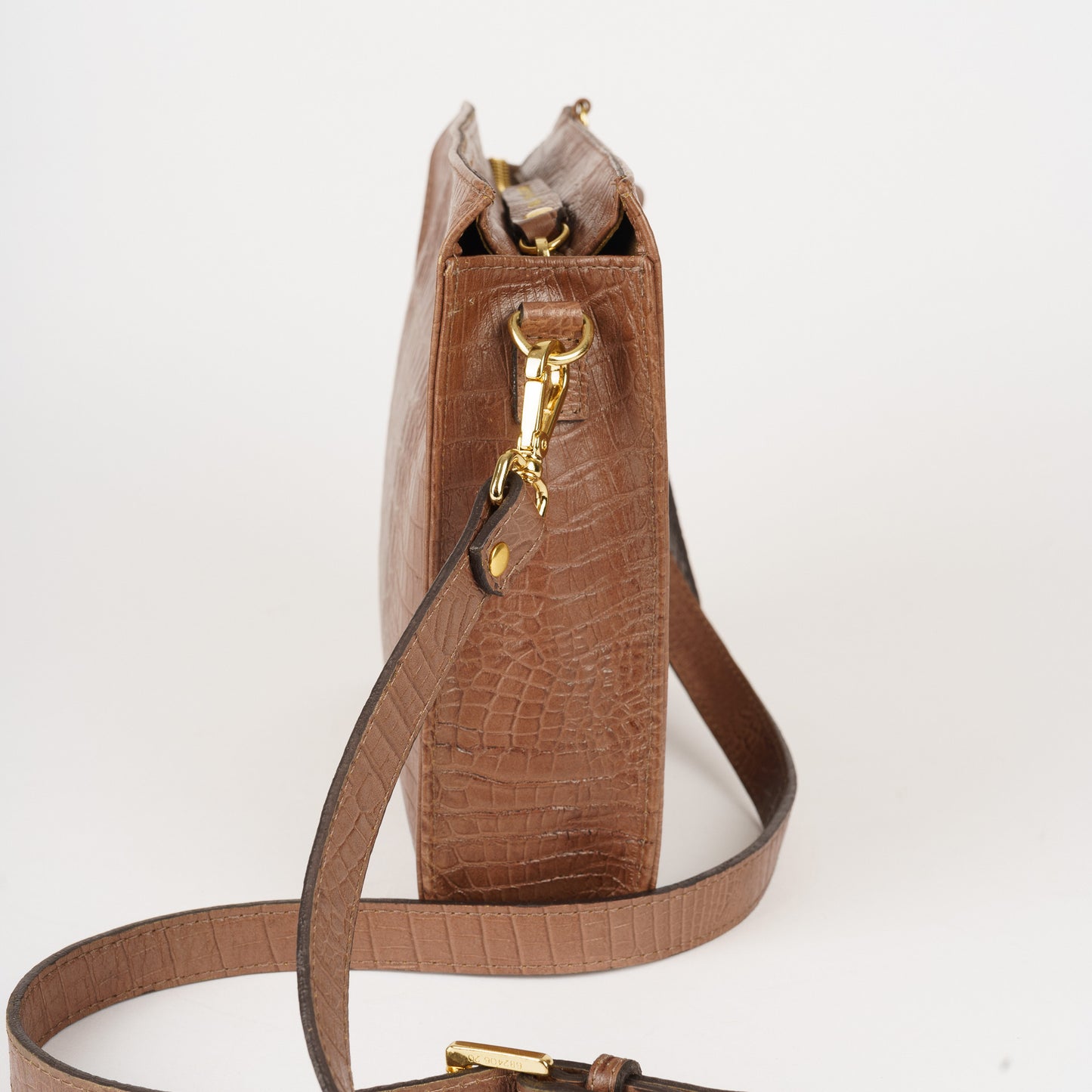 Necessaire Marron Croco