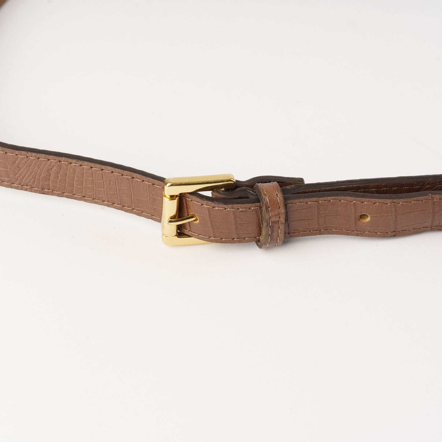 Necessaire Marron Croco