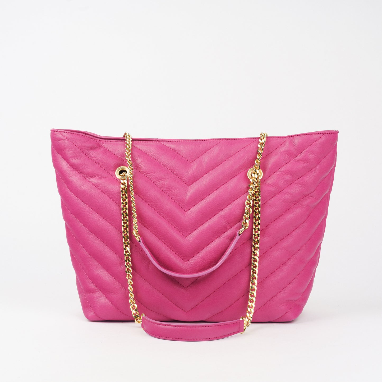 Mala em pele cor pink