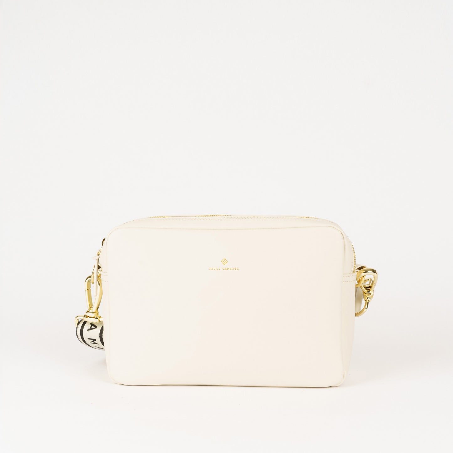 Mala em pele off white