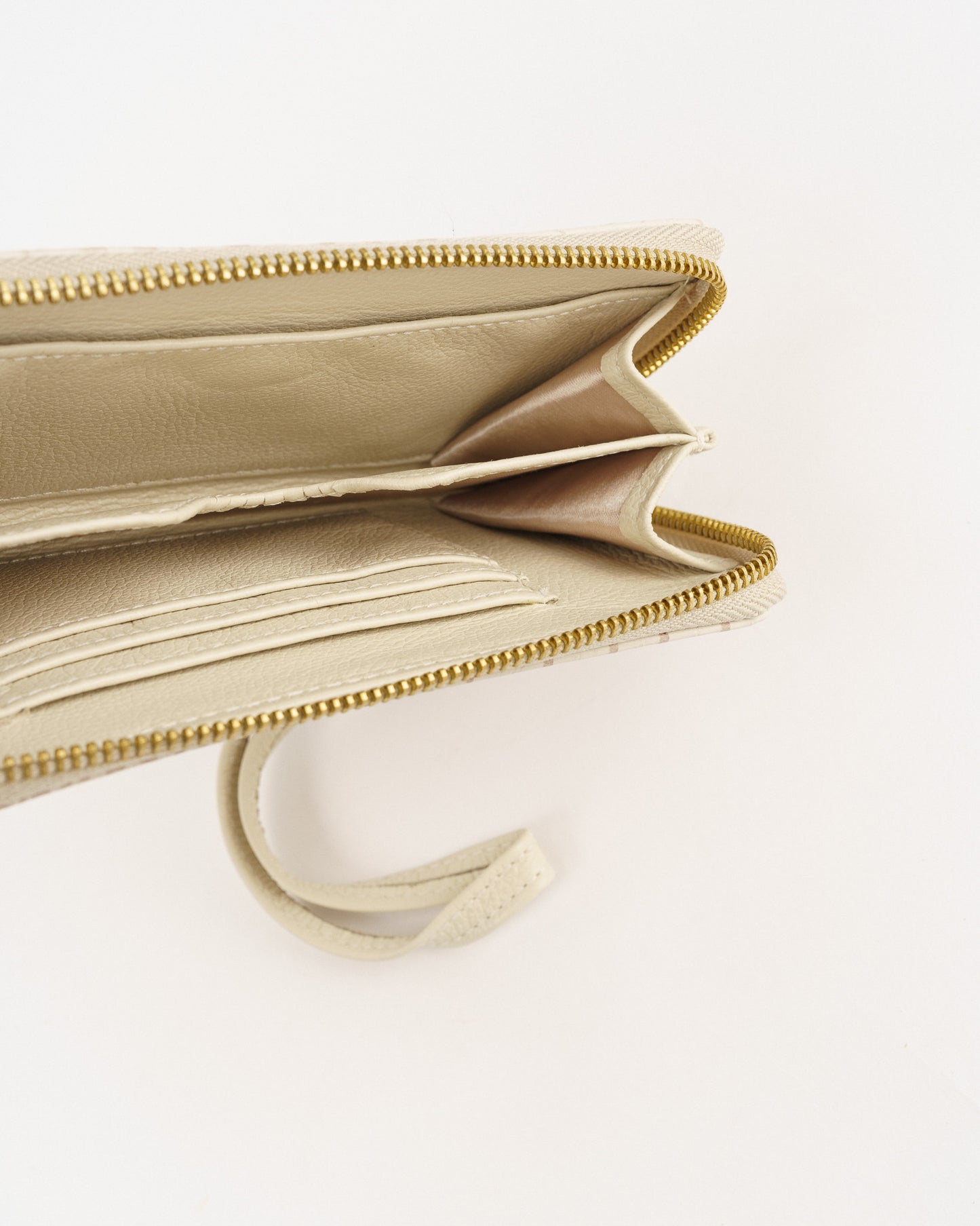 Carteira/porta moedas off white