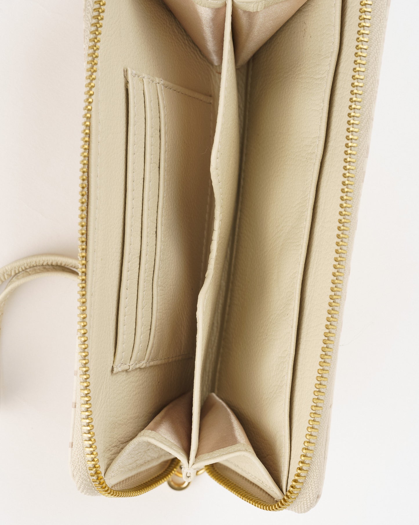 Carteira/porta moedas off white