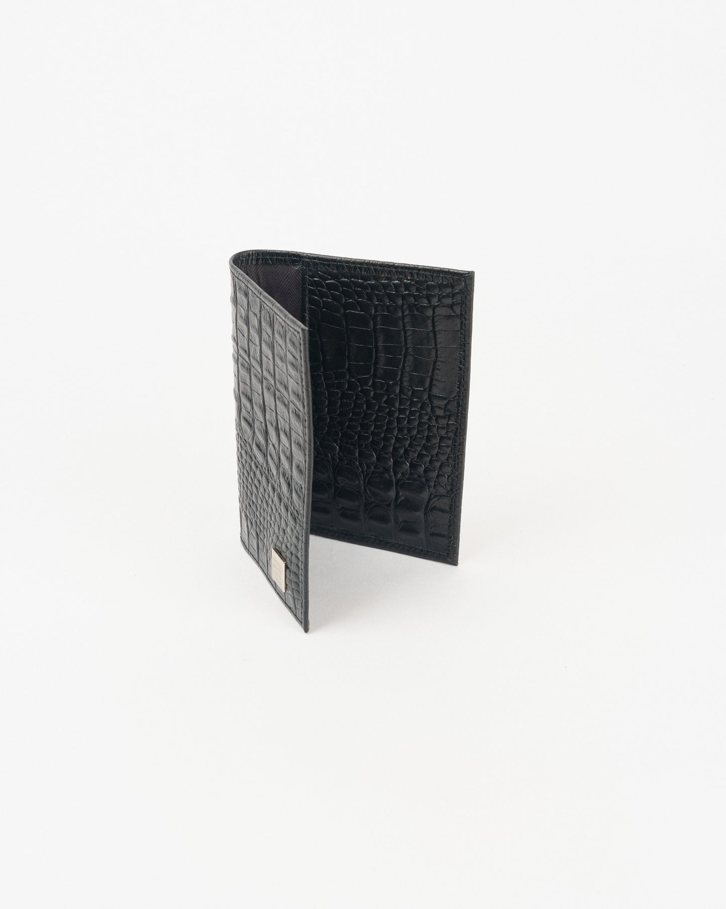 Porta Passaporte Pele Preto